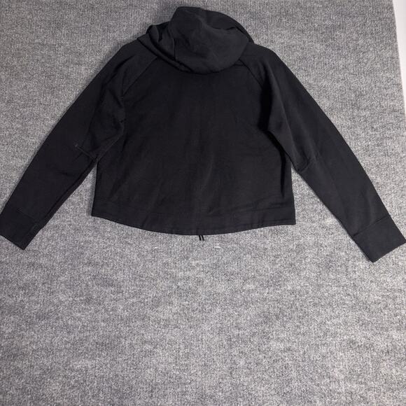 Nike Hoodie Womens Medium Black Tech Fleece Full Zip Jacket CW4298-010 Athletic - Picture 6 of 15